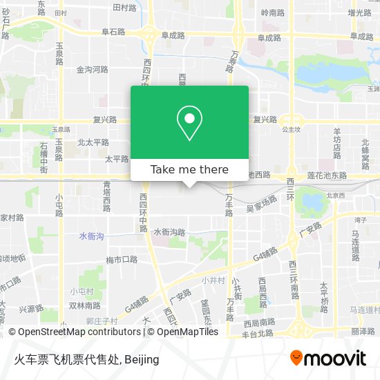 火车票飞机票代售处 map