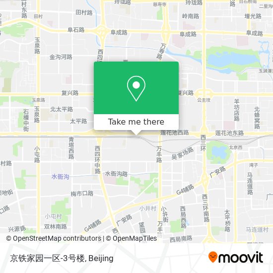 京铁家园一区-3号楼 map