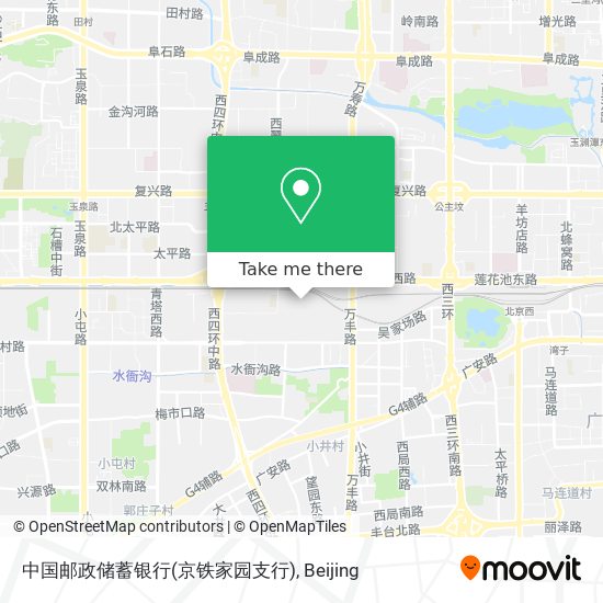中国邮政储蓄银行(京铁家园支行) map
