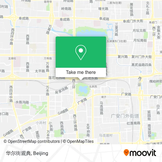 华尔街观典 map