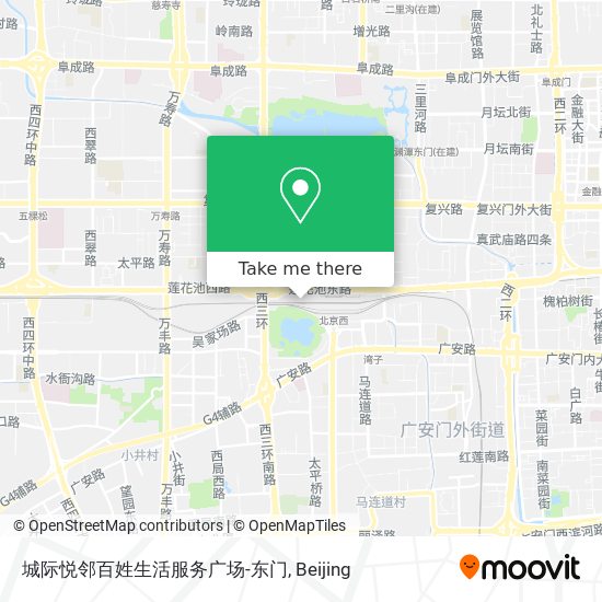 城际悦邻百姓生活服务广场-东门 map