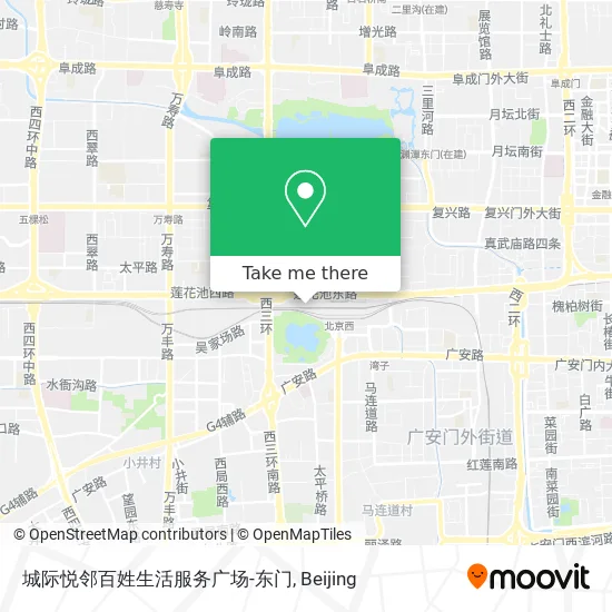 城际悦邻百姓生活服务广场-东门 map