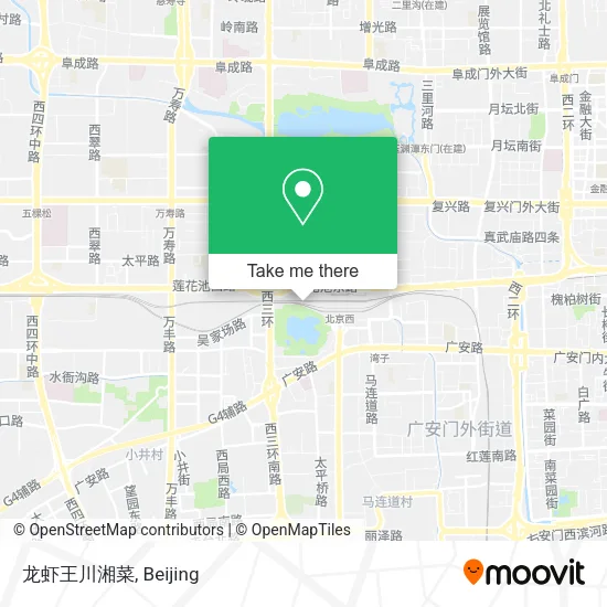 龙虾王川湘菜 map