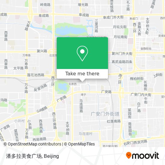 潘多拉美食广场 map