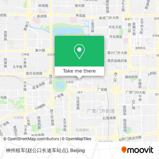 神州租车(赵公口长途车站点) map