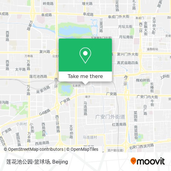 莲花池公园-篮球场 map