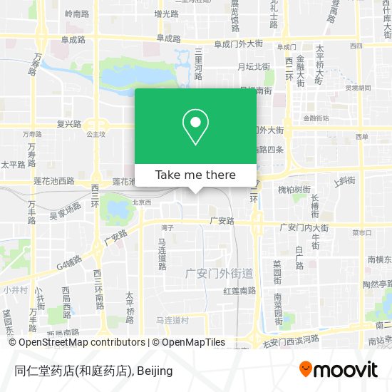 同仁堂药店(和庭药店) map
