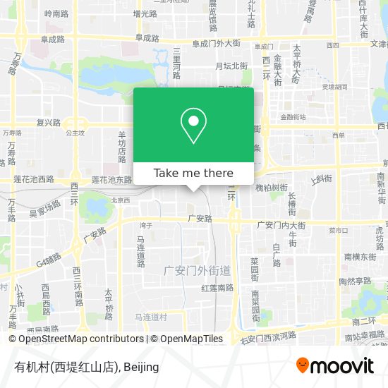 有机村(西堤红山店) map