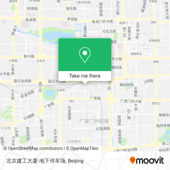北京建工大厦-地下停车场 map