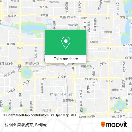 梧桐树简餐奶茶 map