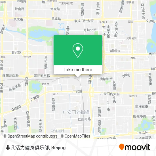 非凡活力健身俱乐部 map