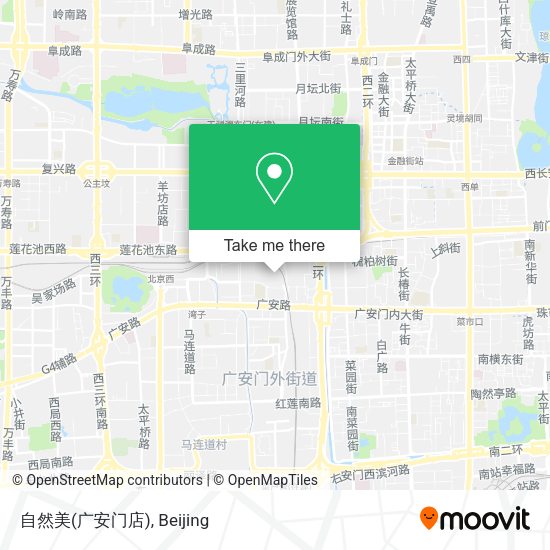 自然美(广安门店) map