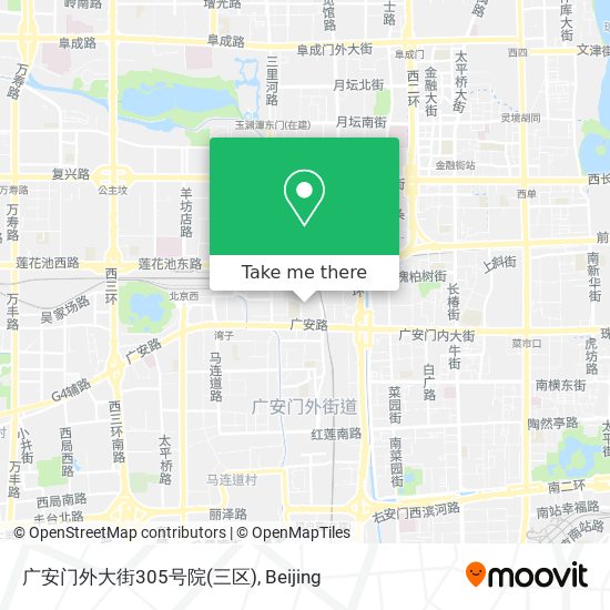 广安门外大街305号院(三区) map