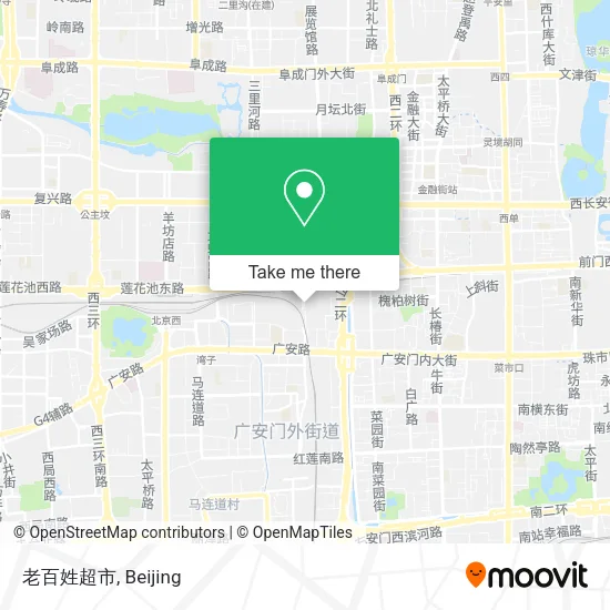 老百姓超市 map