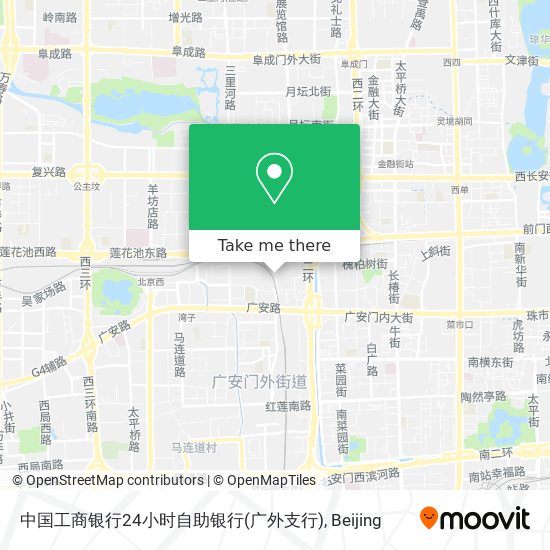 中国工商银行24小时自助银行(广外支行) map