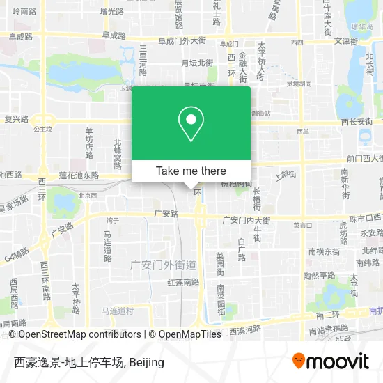 西豪逸景-地上停车场 map