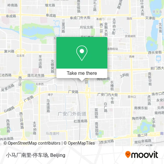 小马厂南里-停车场 map
