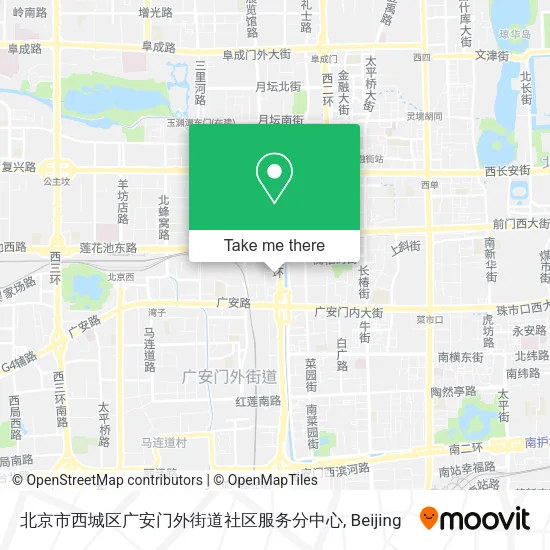 北京市西城区广安门外街道社区服务分中心 map