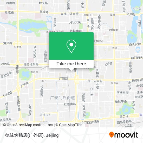 德缘烤鸭店(广外店) map