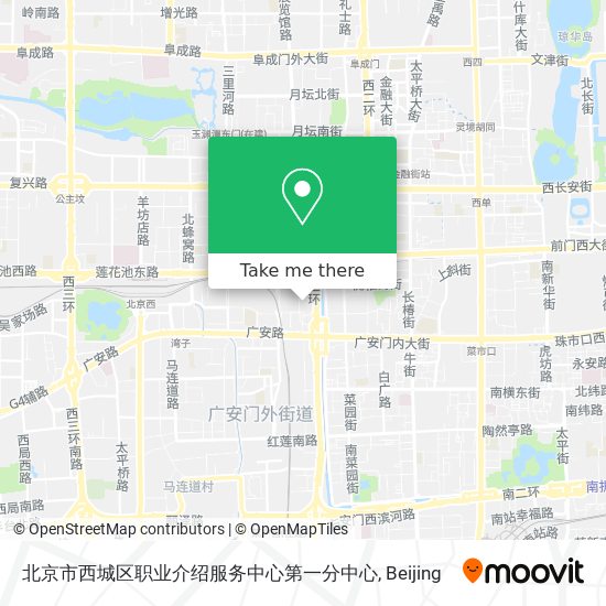 北京市西城区职业介绍服务中心第一分中心 map