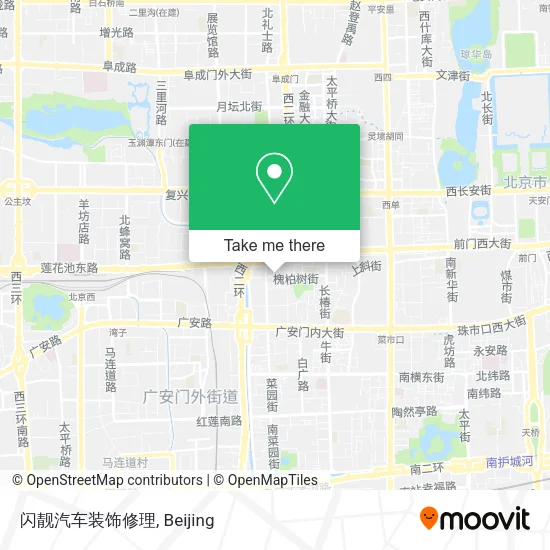 闪靓汽车装饰修理 map