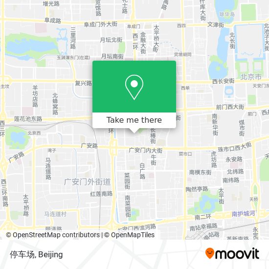停车场 map