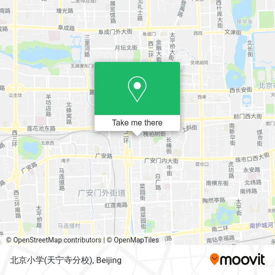 北京小学(天宁寺分校) map