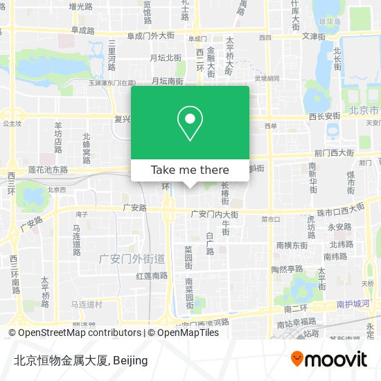 北京恒物金属大厦 map