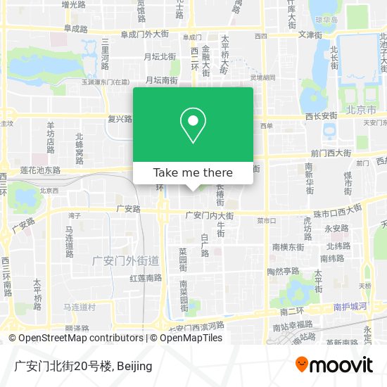 广安门北街20号楼 map