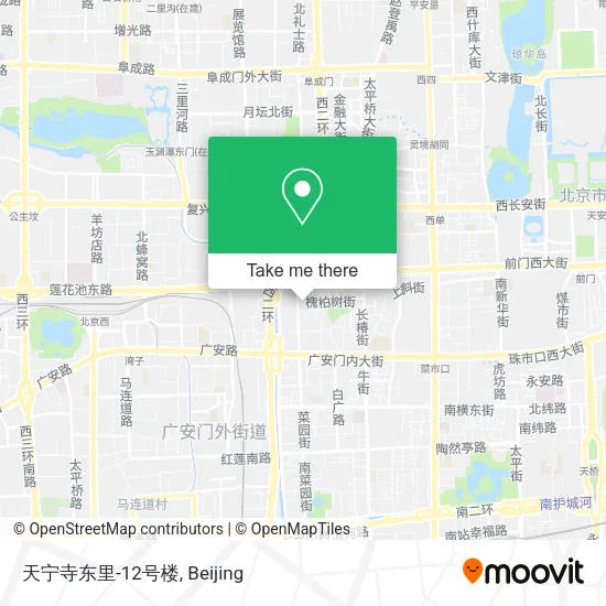 天宁寺东里-12号楼 map