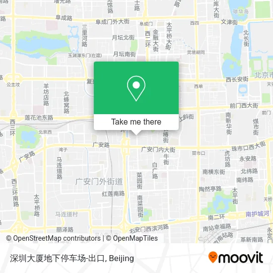 深圳大厦地下停车场-出口 map