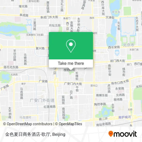 金色夏日商务酒店-歌厅 map