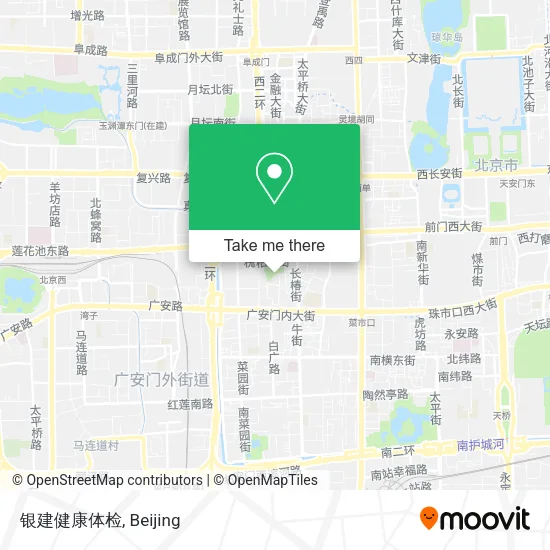 银建健康体检 map