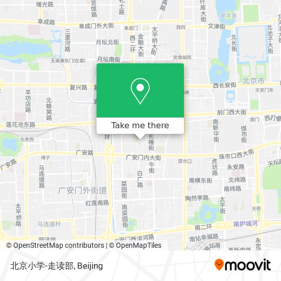 北京小学-走读部 map