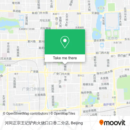 河间正宗王记驴肉火烧口口香二分店 map