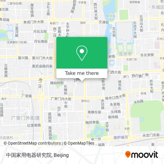 中国家用电器研究院 map
