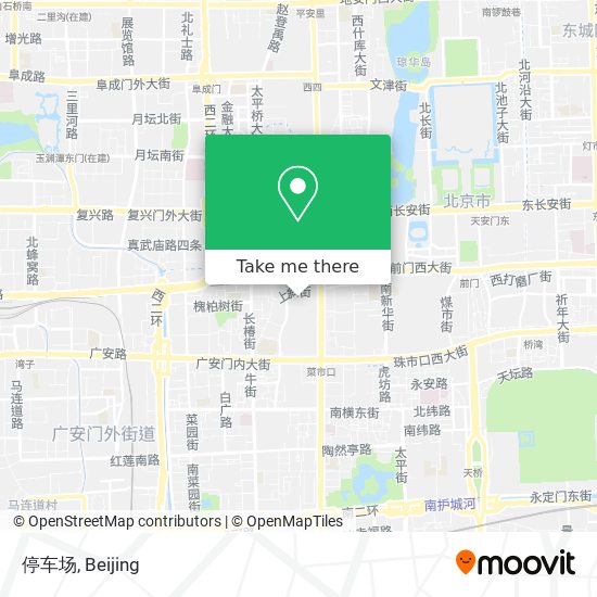 停车场 map