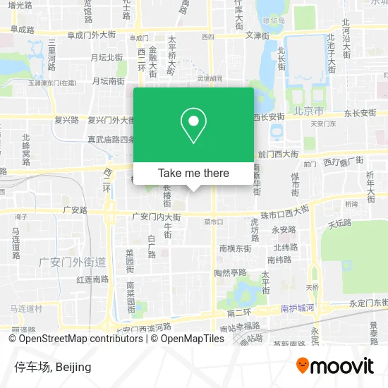 停车场 map