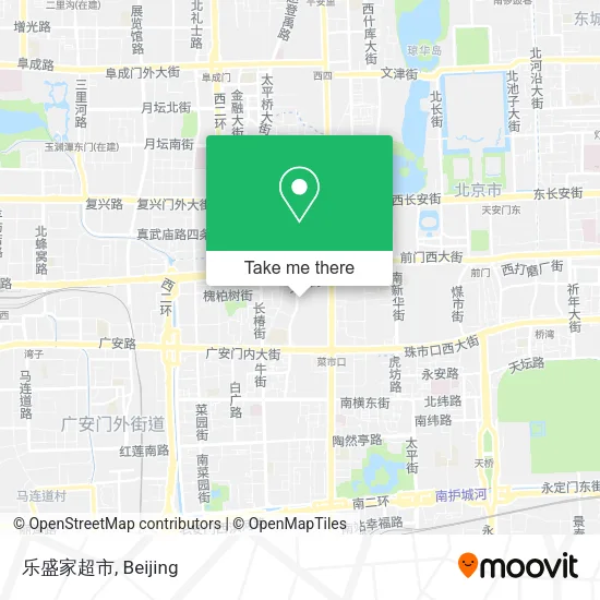 乐盛家超市 map