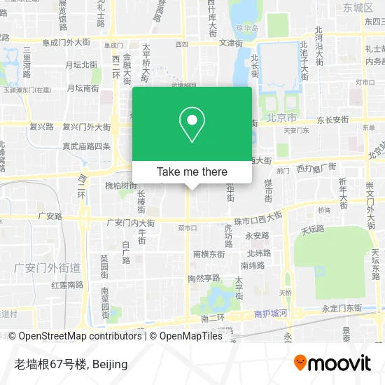 老墙根67号楼 map