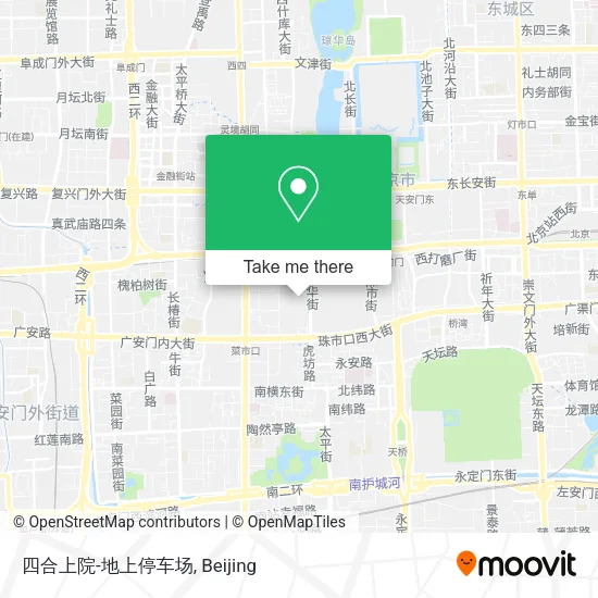 四合上院-地上停车场 map