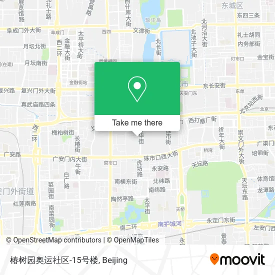 椿树园奥运社区-15号楼 map