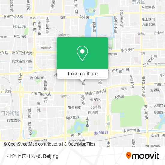 四合上院-1号楼 map