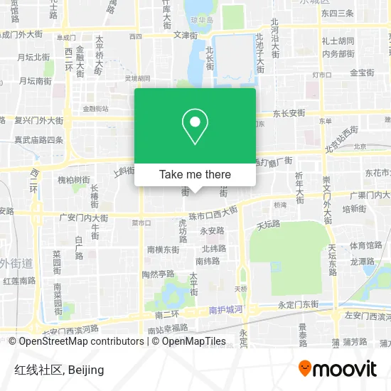 红线社区 map