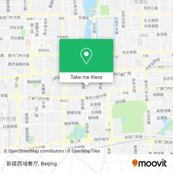 新疆西域餐厅 map