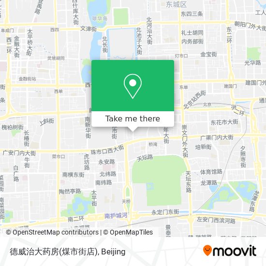 德威治大药房(煤市街店) map