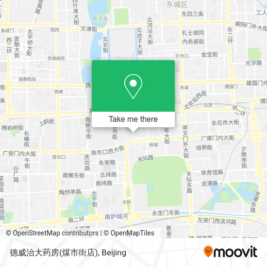 德威治大药房(煤市街店) map