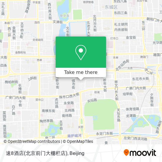 速8酒店(北京前门大栅栏店) map