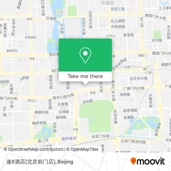 速8酒店(北京前门店) map