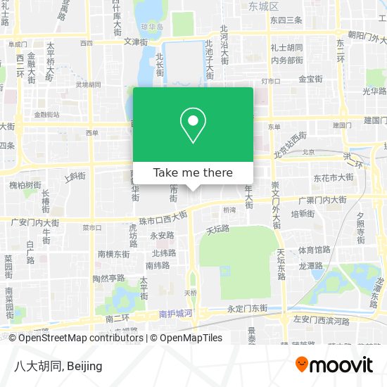 八大胡同 map